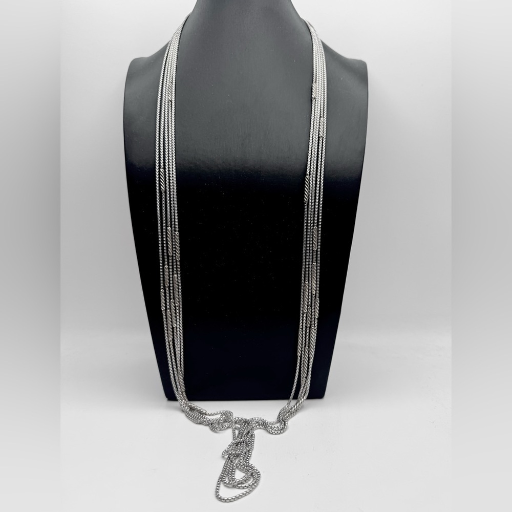 David Yurman Willow Five Row Chain Necklace